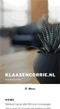 Mobile Screenshot of klaasencorrie.nl