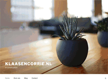 Tablet Screenshot of klaasencorrie.nl